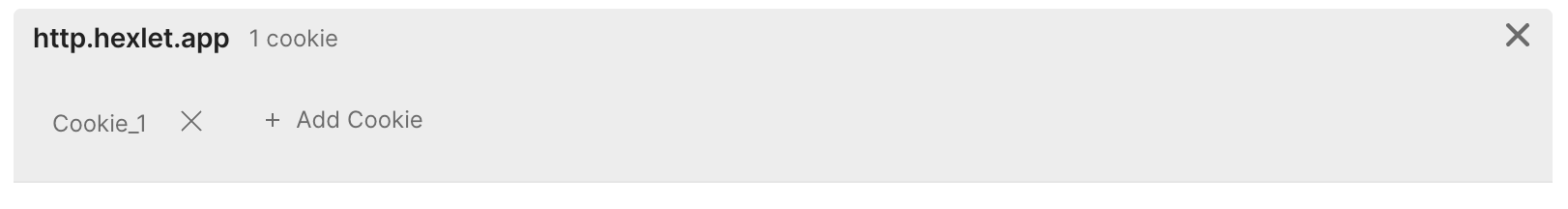 Удаление куки