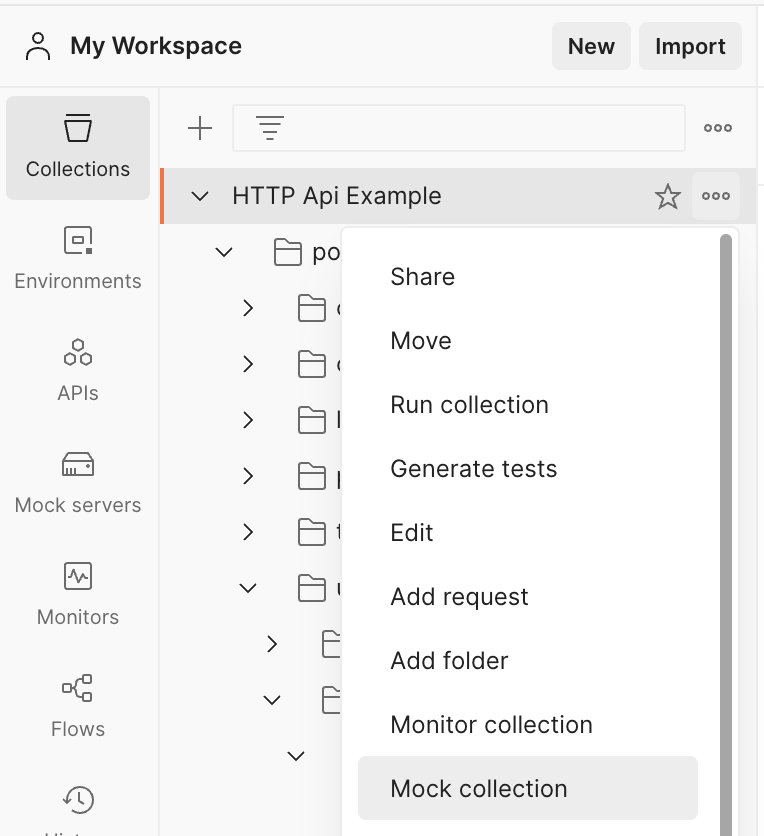 Создание мок сервера