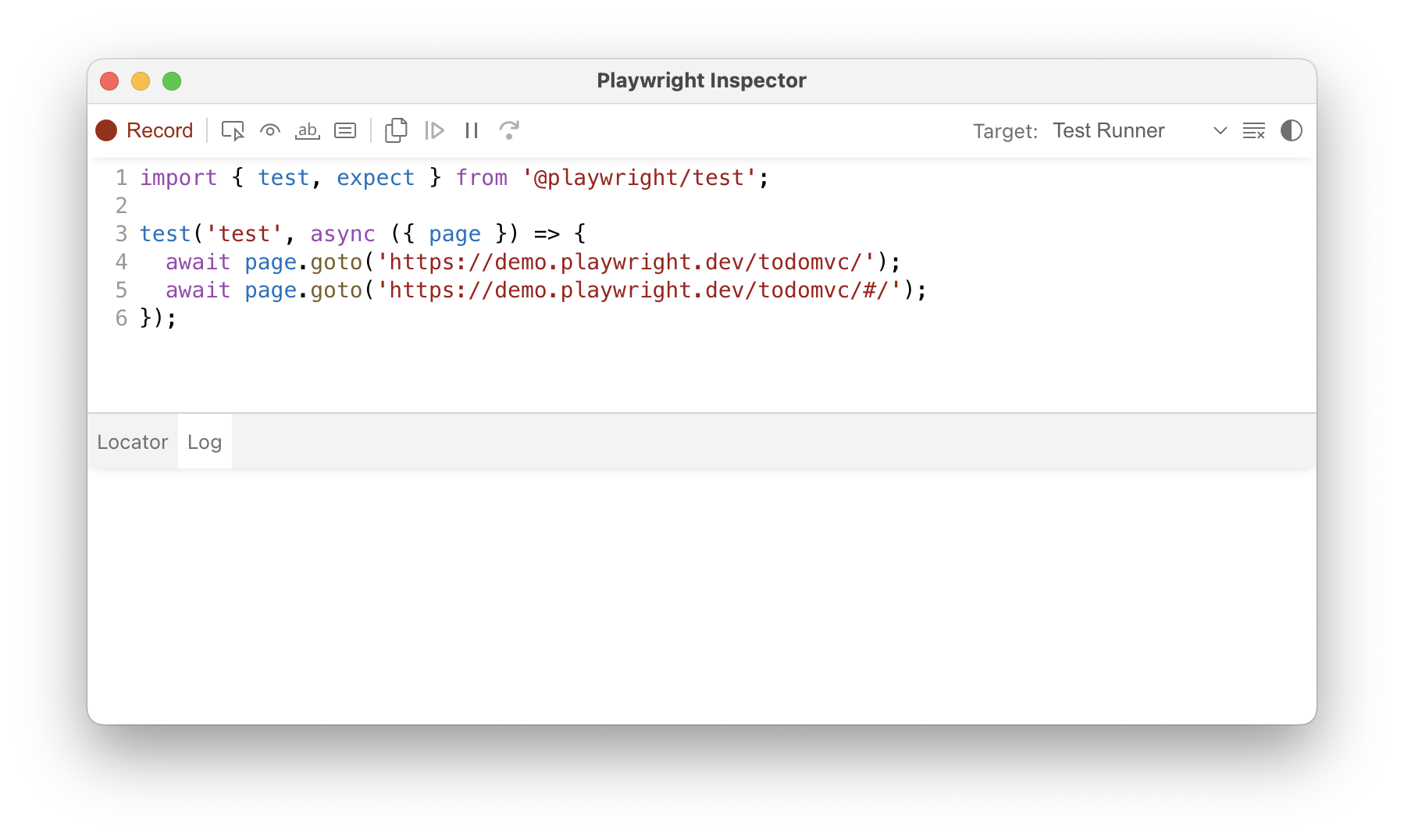 Playwright Codegen Inspector