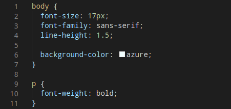 Подсветка CSS в VSCode